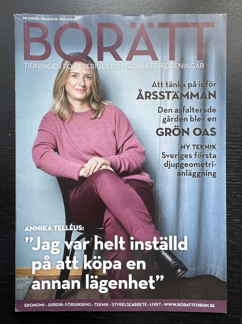 Omslaget av Borätt med Annika Telléus