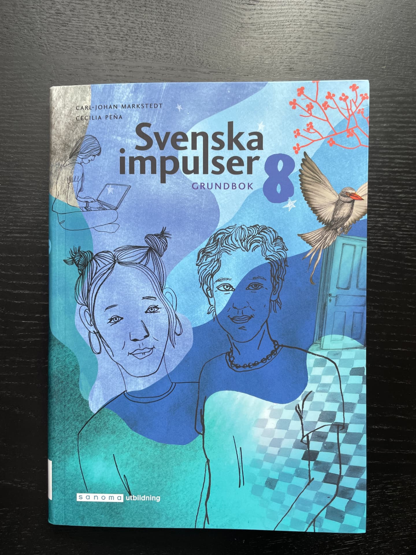 Fotografi av läromedlet Svenska impulser 8